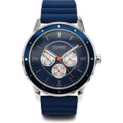 Esprit Herrenuhr Edelstahl blau Herren Image