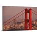 Great BIG Canvas | Golden Gate Bridge With City Of San Francisco California Coast USA Canvas Wall Art - 36x24