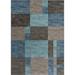 Unique Loom Providence Autumn Rug Blue Gray 10 0 x 14 1 Rectangle Geometric Perfect For Living Room Bed Room Dining Room Office