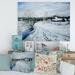 DESIGN ART Designart Country Road In Winter Times II Traditional Canvas Wall Art Print 12 in. wide x 8 in. high