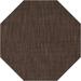 Dalyn Rug Company & Addison Rugs Monaco Sisal MC100 Chocolate 4 x 4 Octagon Rug