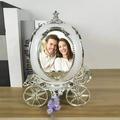 Wozhidaoke Fall Decor Home Decor Frame Personalized Pumpkin Car Photo Frame Music Box Picture Frame Best Room Decor Aesthetic Christmas Ornaments Silver 21*17*13 Silver