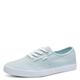 s.Oliver Damen Sneaker flach aus Stoff Leicht, Blau (Light Blue), 38