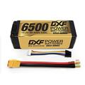 DXF 4S Lipo Battery 15.2V 140C 6500mAh Hard case Battery 5mm LCG Graphene with xt90 Connector for Car Truck Tank RC Buggy Truggy Racing Hobby (1 Packs)