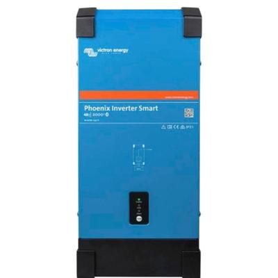 Wechselrichter VICTRON ENERGY "Victron Phoenix 48/2000 Smart", schwarz (blau, schwarz), B:48,5cm H:21,9cm L:12,5cm, Wandler Image