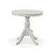 Carolina Cottage Fairview Pedestal Dining Table Wood in White | 30 H x 30 W x 30 D in | Wayfair 3030T-WW