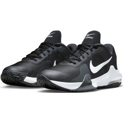 Sneaker NIKE "Air Max Impact 4", Gr. 40, schwarz-weiß (schwarz, weiß), Textil, Synthetik, sportlich, Schuhe