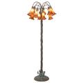 Meyda Lighting Pond Lily 61" Tree Floor Lamp Metal in Brown | 61 H x 25 W x 25 D in | Wayfair 262114