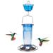 Kingsyard Humming Bird Feeder For Outdoors Wild Bird Feeder w/ 6 Feeding Ports Hanging For Garden Yard, (Ant Moat Included) in Blue | Wayfair