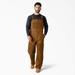 Dickies Men's Waxed Canvas Double Front Bib Overalls - Brown Duck Size XL (DB400)