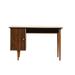 George Oliver Jennita 47.2" W Rectangle Computer Desk w/ & Cabinet Wood in Brown | 21.6 H x 47.2 W x 29.7 D in | Wayfair
