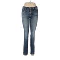 FRAME Denim Jeans - Mid/Reg Rise: Blue Bottoms - Women's Size 28