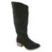 Very G Crystal Wide Calf Western - Womens 8.5 Black Boot Medium