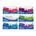 BAZIC Desktop Tape Dispenser w/Tape Refill 3/4 x 250 1 Weighted Non-Skid Base Sharpe Blade Holder Assorted Color 6-Pack