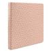 Blush Dot Decorative 3-Ring 1-inch Binder for School Office or Home Reble & Easily Wipes