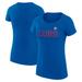 Women's G-III 4Her by Carl Banks Royal Chicago Cubs Dot Print Fitted T-Shirt