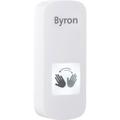 Byron Touch Free Doorbell Wave Sensor in White