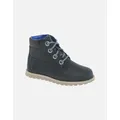 Timberland Boy's Pokey Pine Zip Boys Toddler Boots - Navy Full Grain Lea - Size: 5/F (Standard)