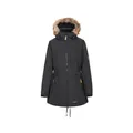 Women's Trespass Womens/Ladies Celebrity Insulated Longer Length Parka Jacket - Black - Size: 10/8