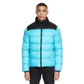 Men's Duck and Cover Mens Synflax Puffer Jacket - Blue/Green - Size: 40/Regular