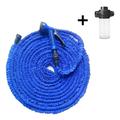 Magic Watering Hose Flexible Expandable Garden Hose Reels Water Hose Pipe Car Wash Hose Quick Connector Blue Green 25FT-200FT