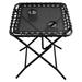 CintBllTer Outdoor Side Table Patio Folding Heavy Duty Coffee Table with Cup Holders for Picnic Outdoors