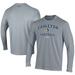 Men's Under Armour Gray Carleton Knights Football Performance Long Sleeve T-Shirt