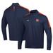 Men's Under Armour Navy Auburn Tigers Midlayer Half-Zip Jacket