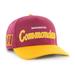 Men's '47 Burgundy/Gold Washington Commanders Crosstown Two-Tone Hitch Adjustable Hat