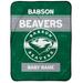 Chad & Jake Babson Beavers 30" x 40" Personalized Baby Blanket