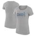 Women's G-III 4Her by Carl Banks Heather Gray Dallas Cowboys Dot Print Lightweight Fitted T-Shirt