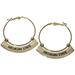 Michigan State Spartans Weller Gold Hoop Earrings