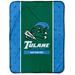 Chad & Jake Tulane Green Wave 30" x 40" Personalized Baby Blanket