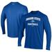 Men's Under Armour Royal Indiana State Sycamores Football Performance Long Sleeve T-Shirt
