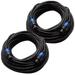 - TW12S100 (Pack of 2) - 100 Foot Speakon to Speakon PA/DJ Speaker Cable - 2 Conductor - 12 Guage