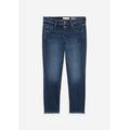 Marc O'polo Boyfriend Mid Waist Jeans Modell "Theda" Damen cashmere dark blue wash, Gr. 31-34, Baumwolle