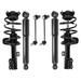 2012-2013 Kia Forte5 Front and Rear Shock Strut Coil Spring Sway Bar Link Kit - Detroit Axle