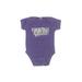 Rabbit Skins Short Sleeve Onesie: Purple Bottoms - Size 6 Month