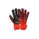 Torwarthandschuhe REUSCH "Attrakt Freegel Gold" Gr. 10, rot Damen Handschuhe Sporthandschuhe