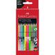 Faber-Castell Faber Castell Grip Colour Pencil Neon, Pastel & Metallic Colours Set of 12