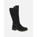 Rieker Women's Command Womens Long Boots - Black - Size: 6