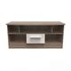 Ready Assembled Fourrisse Open Tv Unit - Kashmir Gloss and Darkolino