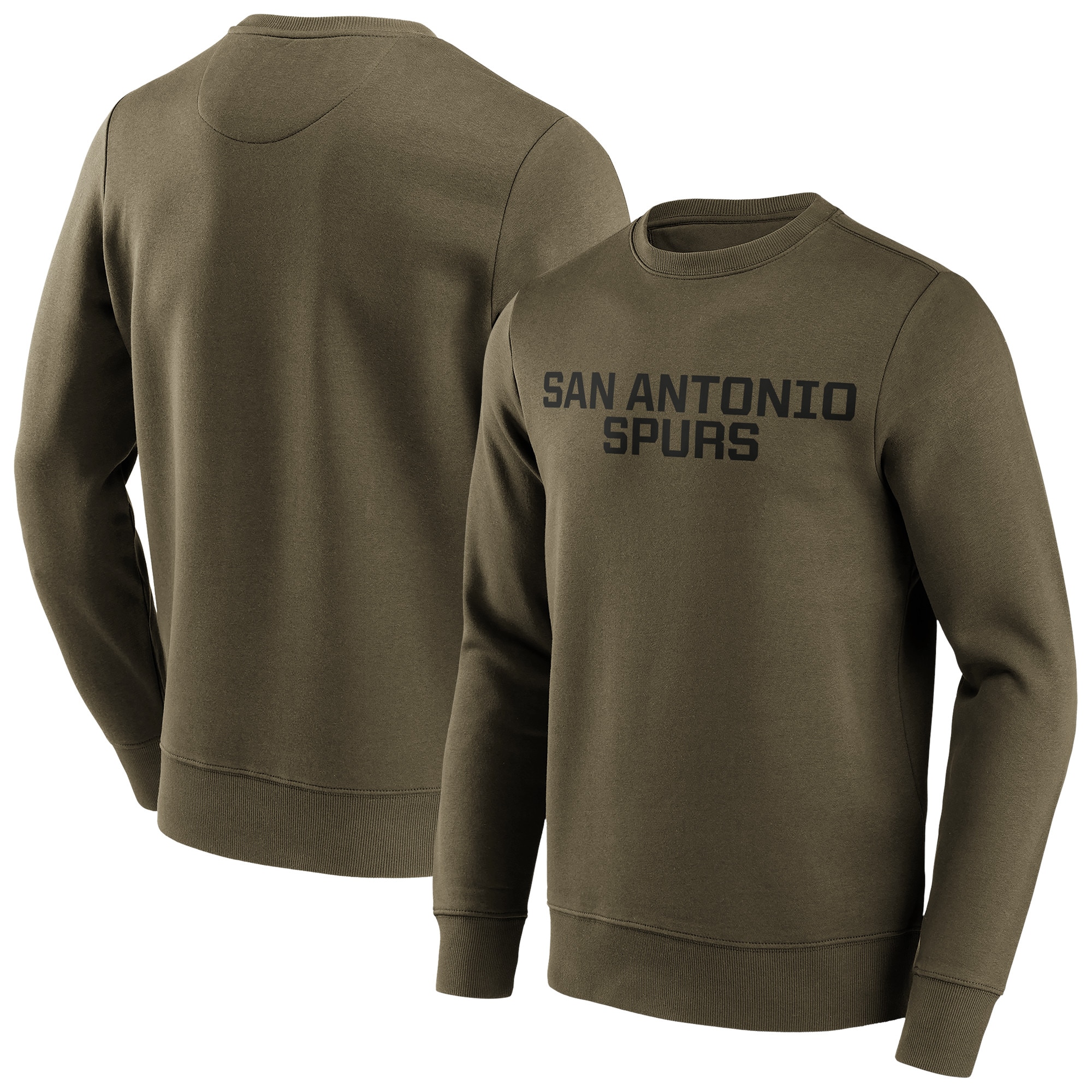 San Antonio Spurs Fanatics Branded Fashion Color Wordmark Crew Sweatshirt - Herren Image