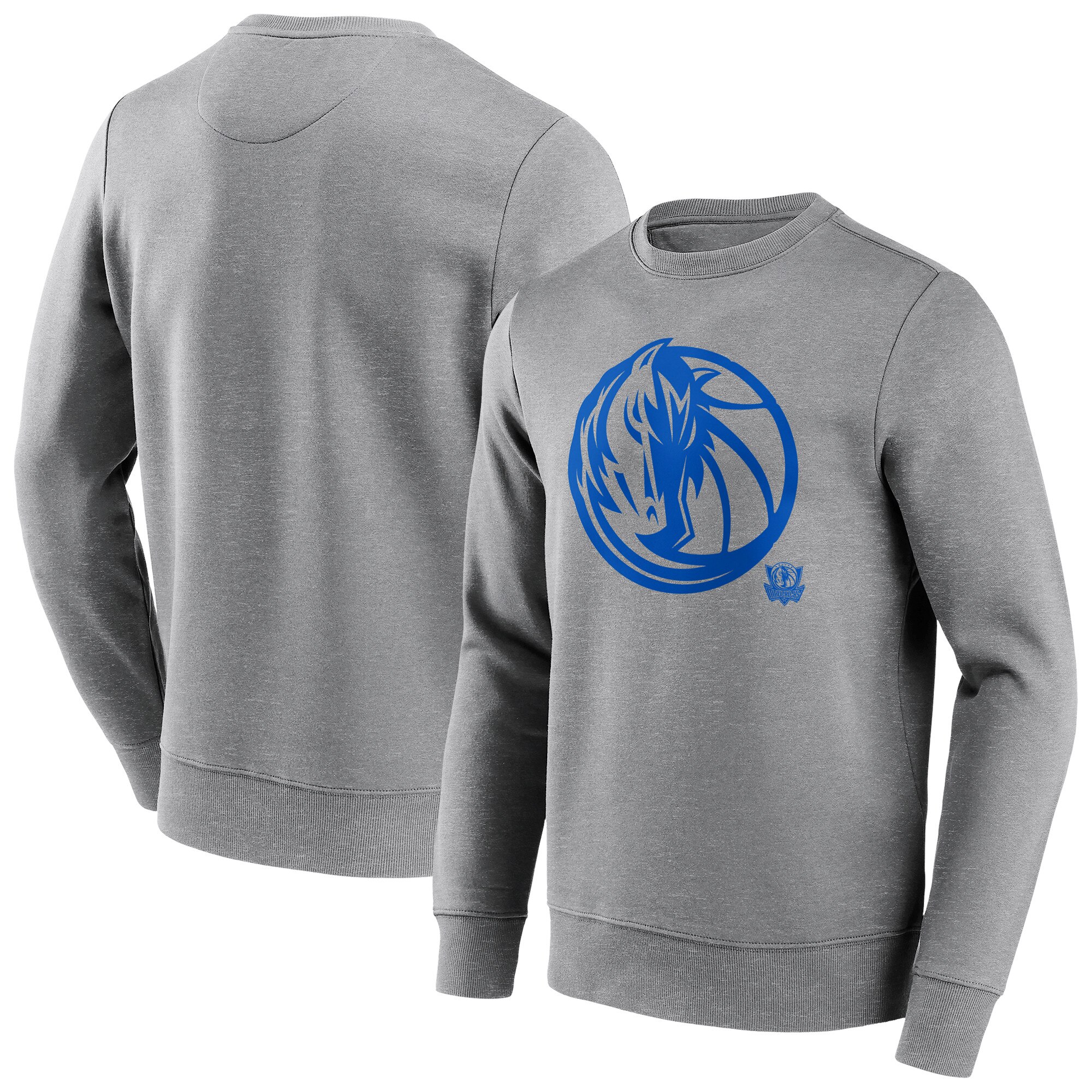 Dallas Mavericks Fanatics Rundhals-Sweatshirt mit Monologo und Logo - Herren Image