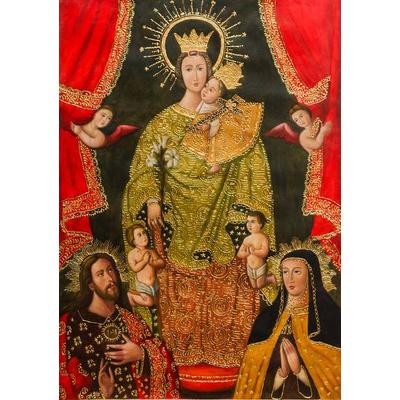 Our Lady of Almudena,'Our Lady of Almudena Painting Religious Christian Art'