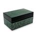 Lacquered wood box, 'Jade Bouquet'