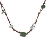 Jade beaded necklace, 'Harmonious Life' - Beaded Jade Necklace