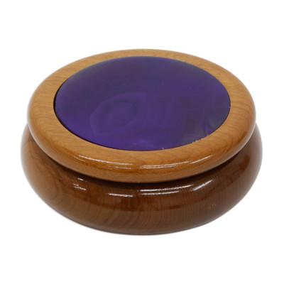 'Amazon Lily' - Artisan Crafted Agate Jewelry Box