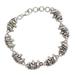 'Lucky Elephants' - Elephant Jewelry Bracelet Sterling Silver from In