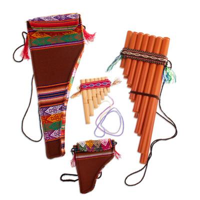 'Inca Serenade' (pair) - Hand Crafted Bamboo Wind ...